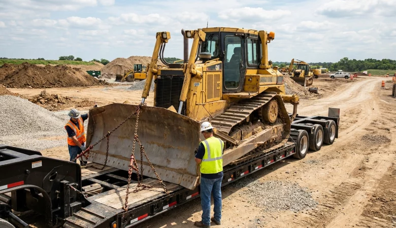 Transport bulldozer : expertise et solutions sur-mesure